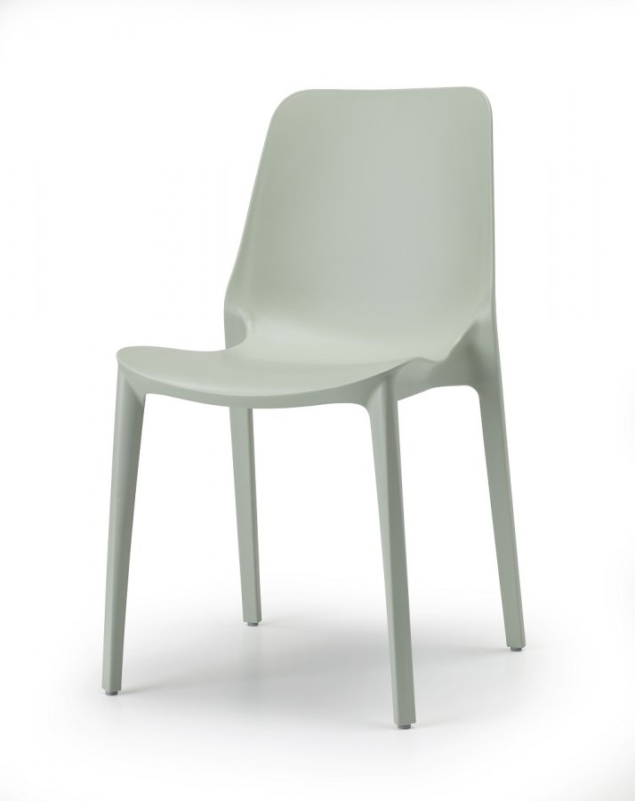 Стул пластиковый Scab Design Ginevra зеленый шалфей