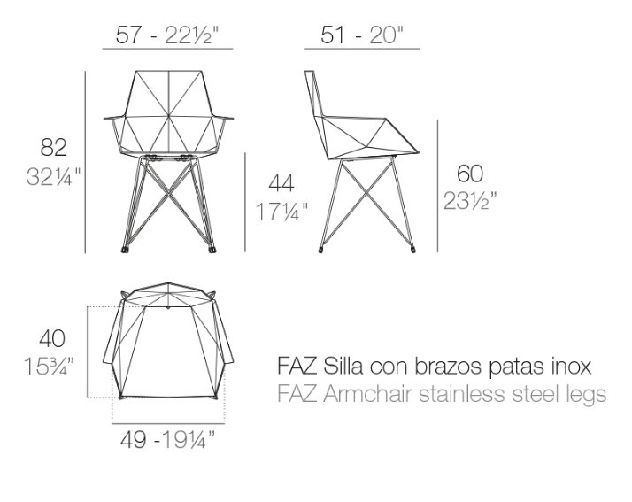 Кресло пластиковое Faz Basic