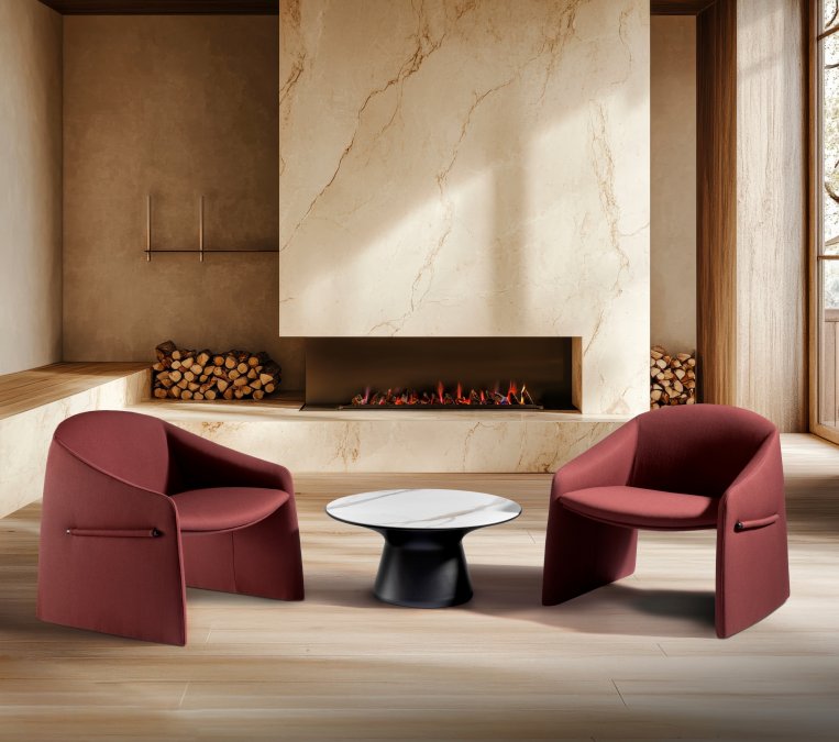 Кресло с обивкой Majorette Lounge