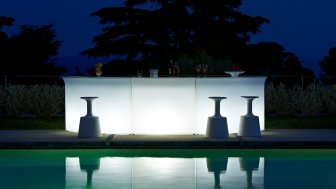 Стойка пластиковая барная светящаяся Break Line Lighting