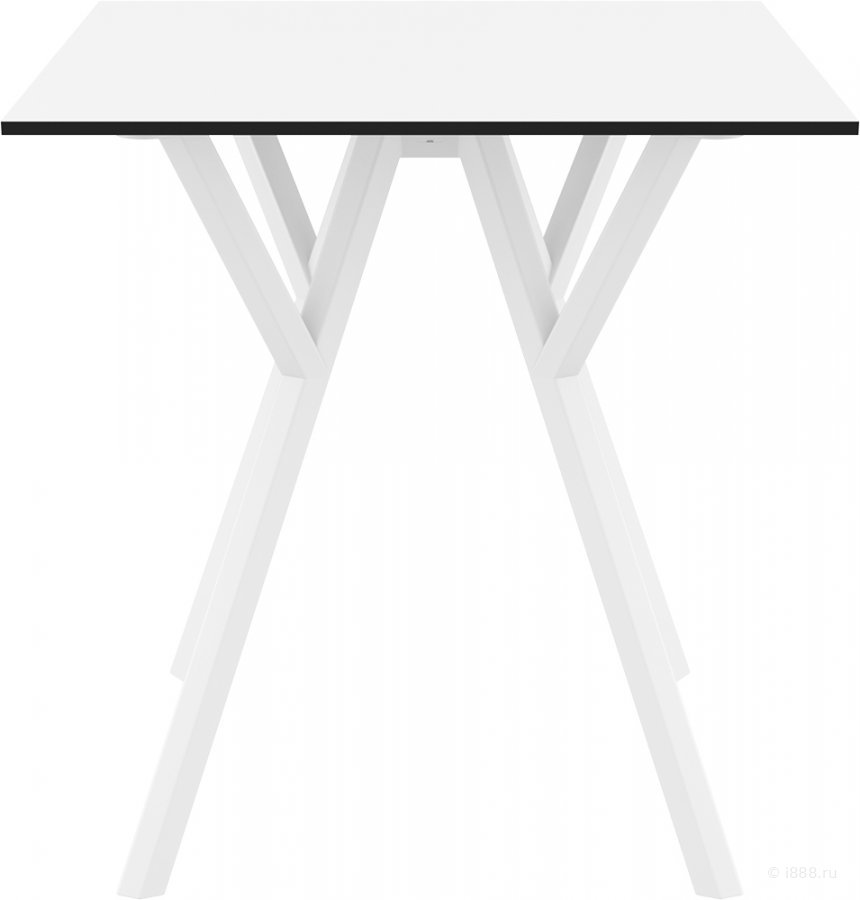 Стол пластиковый Max Table 70, белый, 700х700х740 мм