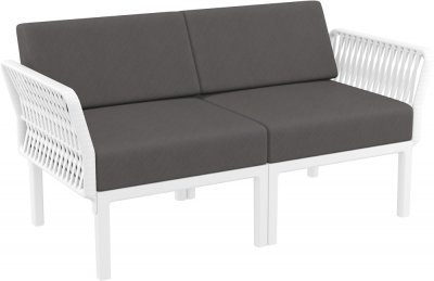 Portofino Lounge Диван пластиковый двухместный с подушками