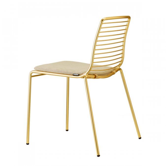 Стул металлический Scab Design Summer сатинированная латунь