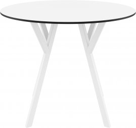 Стол пластиковый Max Table Ø90, белый, Ø900х740 мм