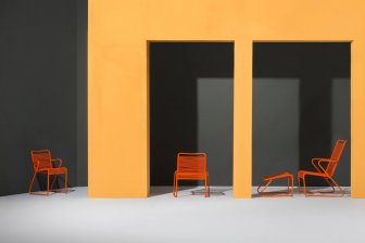 Стул лаунж металлический плетеный Lido Spaghetti Lounge