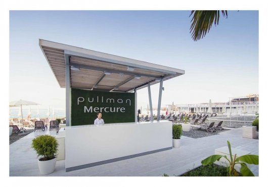 Пляж отеля Pullman Sochi Centre, г. Сочи