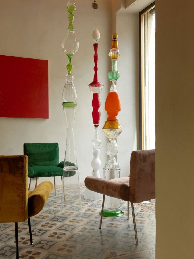 Кресло с обивкой Quinti Ginevra Design Roberto Baciocchi никелированный