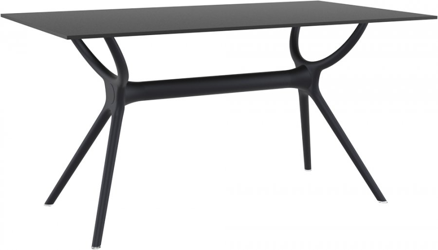 Стол пластиковый Air Table 140, черный, 1400х800х740 мм