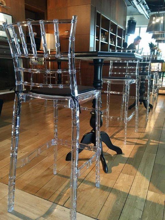 Стул прозрачный барный Siesta Contract Chiavari Bar 75 прозрачный