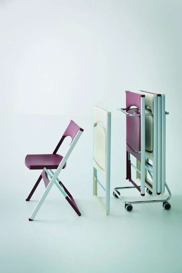 Стул пластиковый складной Gaber Compact черный