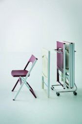 Стул пластиковый складной Gaber Compact черный