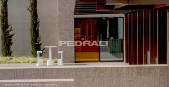 Табурет пластиковый барный PEDRALI Serif белый