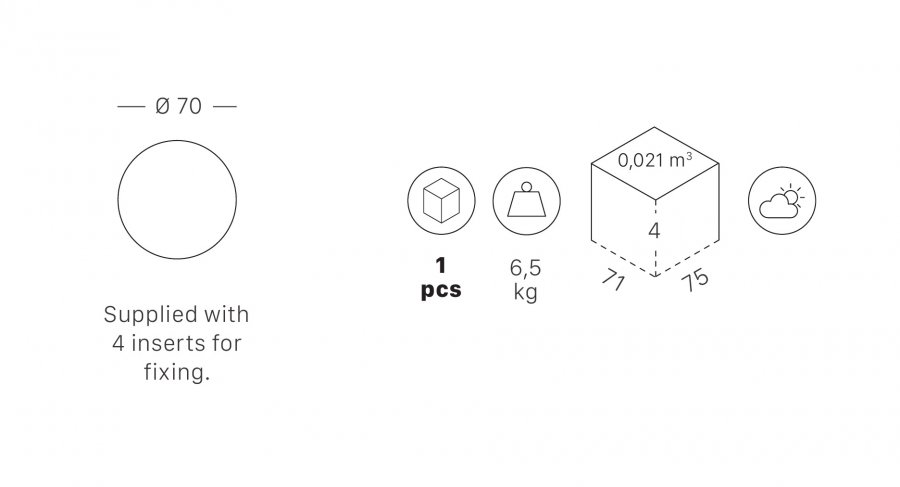 Столешница металлическая Steel для подстолья Tripe, Tripe Folding