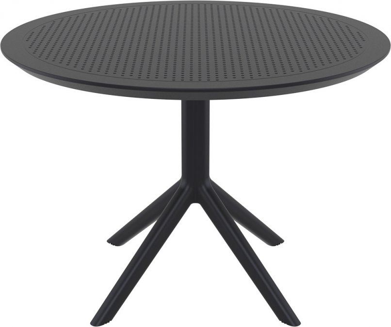 Стол пластиковый Sky Table Ø105, черный, Ø1050х740 мм