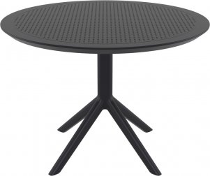 Стол пластиковый Sky Table Ø105, черный, Ø1050х740 мм