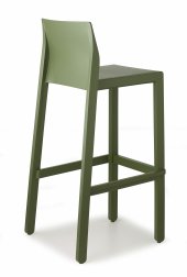 Стул барный пластиковый Scab Design Kate зеленый