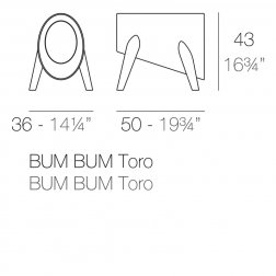 Фигура дизайнерская пластиковая Bum Bum Basic