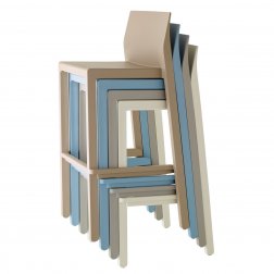 Стул барный пластиковый Scab Design Kate тортора