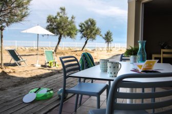 Стул пластиковый Nardi Costa Bistrot голубой