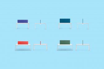Стол со звукопоглощающей панелью Kuadro Desk