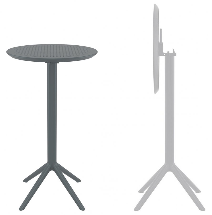 Стол пластиковый барный складной Sky Folding Bar Table 60