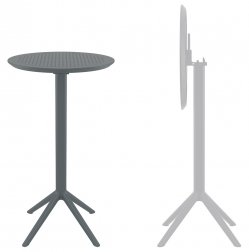 Стол пластиковый барный складной Sky Folding Bar Table 60