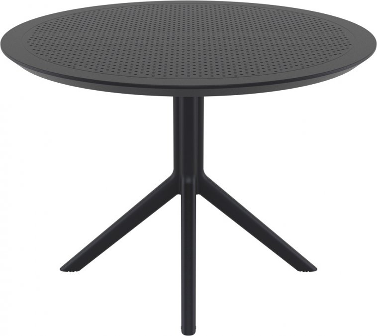 Стол пластиковый Sky Table Ø105, черный, Ø1050х740 мм