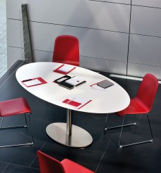 Стол обеденный Inox Ellittico