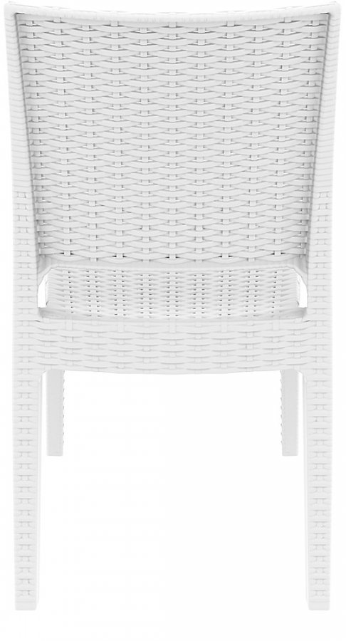 Стул пластиковый плетеный Siesta Contract Florida белый