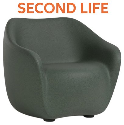 Кресло пластиковое Reborn Second Life