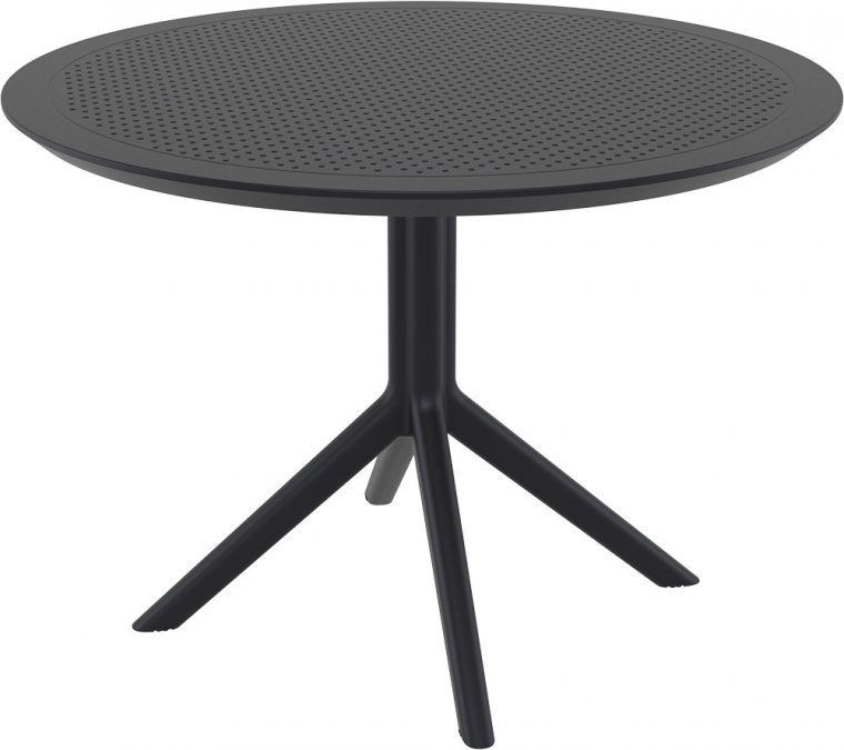 Стол пластиковый Sky Table Ø105, черный, Ø1050х740 мм