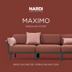 Модуль правый/левый пластиковый с подушками Maximo Elemento Terminale DX/SX