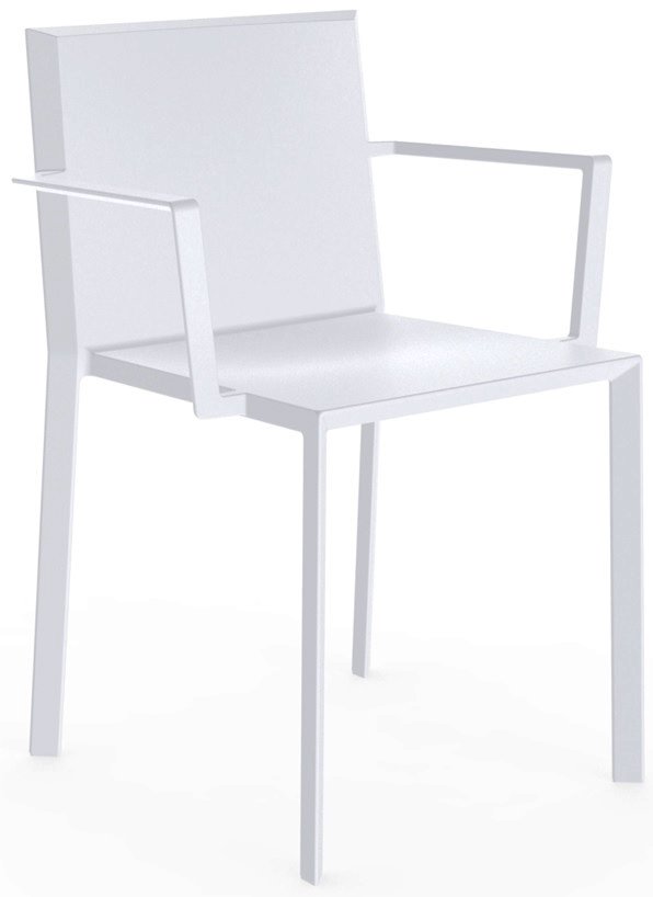 Кресло пластиковое Vondom Quartz Basic белый