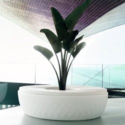 Кашпо-скамья пластиковая Vases Basic
