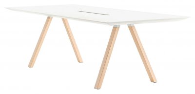 Arki-Table CC Wood Стол с каналом для протяжки проводов