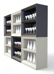 Стеллаж пластиковый Vela Basic