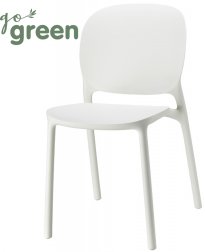 Стул пластиковый Scab Design Hug Go Green лен