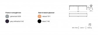 Скамья деревянная Officina Bench 200