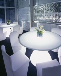 Стул пластиковый светящийся Zoe Lighting LED