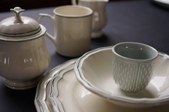 Блюдо овальное Filet Céladon