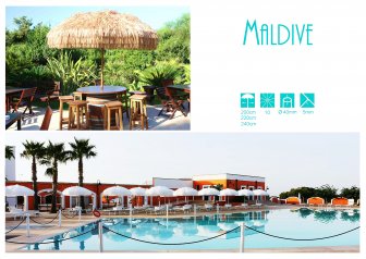 Зонт профессиональный Ø2.2 м Maldive