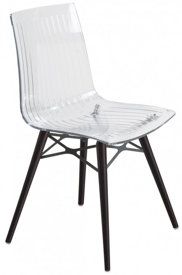 Стул прозрачный PAPATYA X-Treme-S Wox Beech Wood