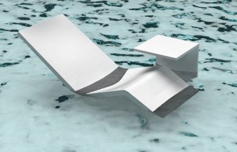 Шезлонг пластиковый Aqua