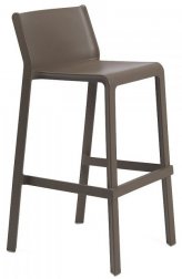 Стул пластиковый барный Nardi Trill Stool табак