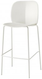 Стул пластиковый барный Scab Design Mentha Go Green лен