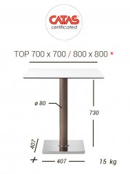 Подстолье металлическое 400/L