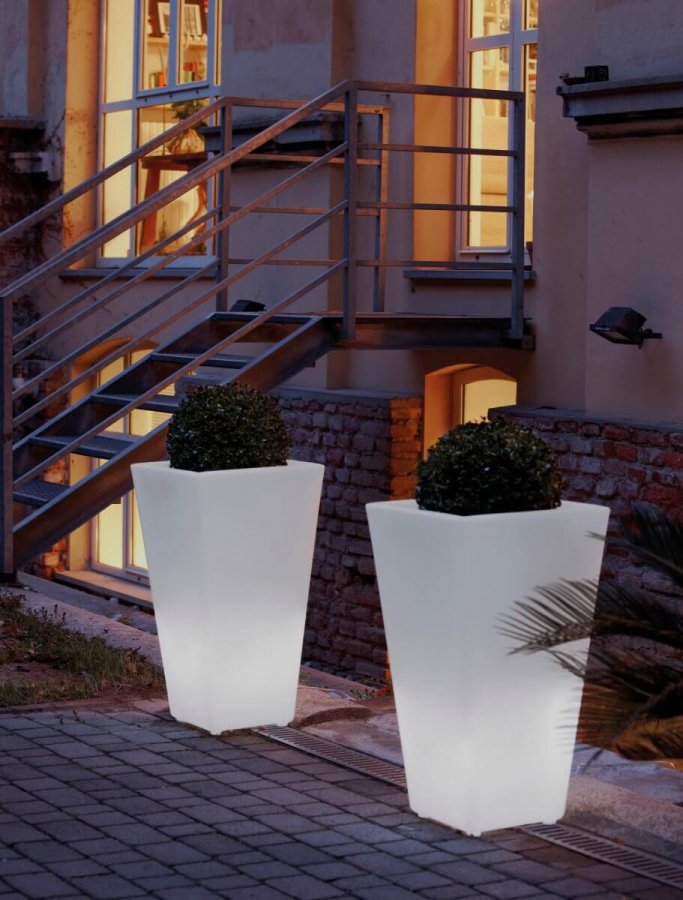 Кашпо пластиковое светящееся Y-Pot Lighting