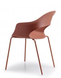 Кресло пластиковое Scab Design Lady B терракотовый