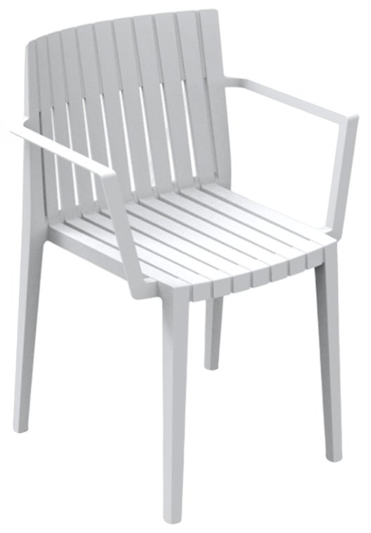 Кресло пластиковое Vondom Spritz Basic белый