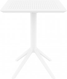 Стол пластиковый складной Sky Folding Table 60, белый, 600х600х740 мм